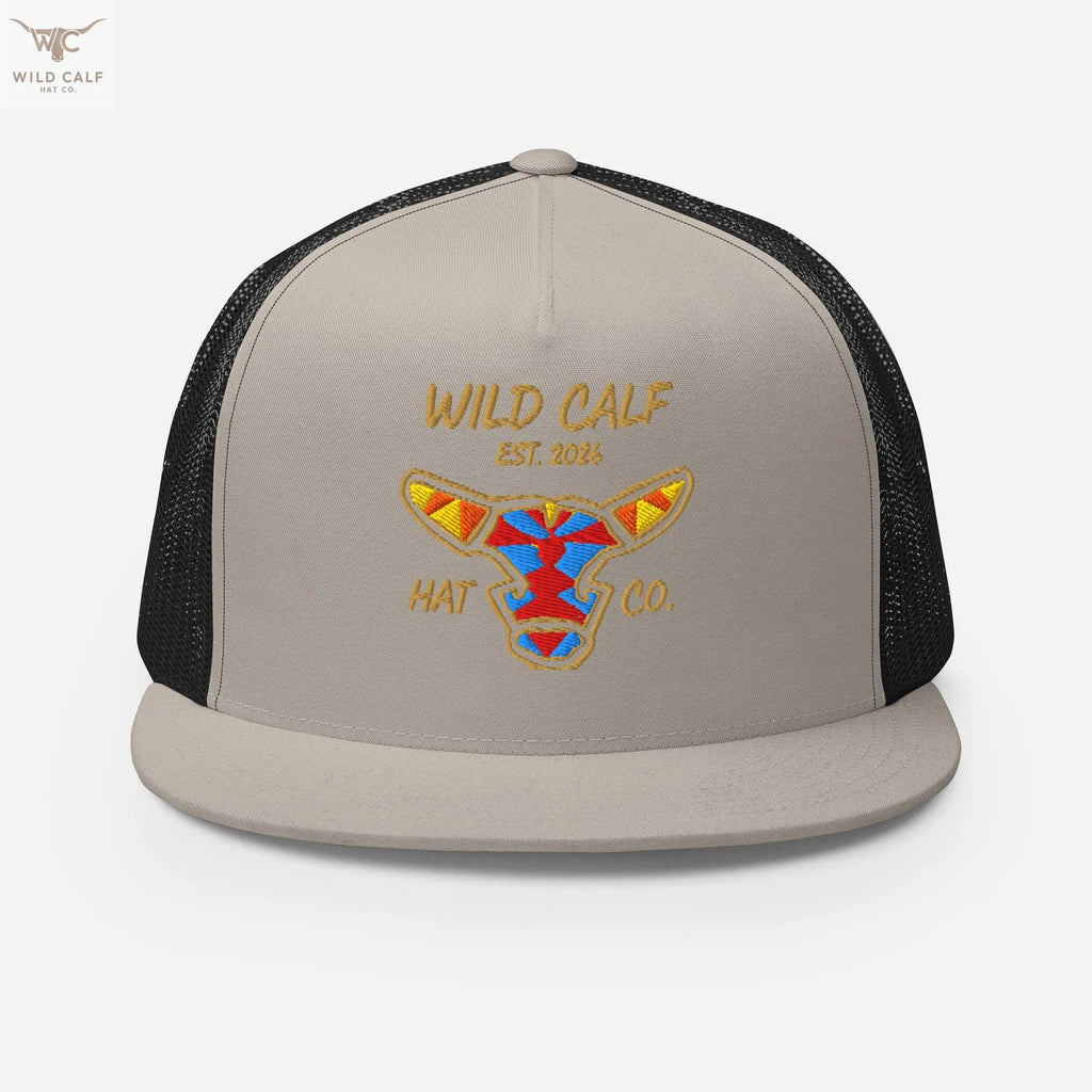 Wild Calf Emblem Trucker Cap - Wild Calf Hat Company