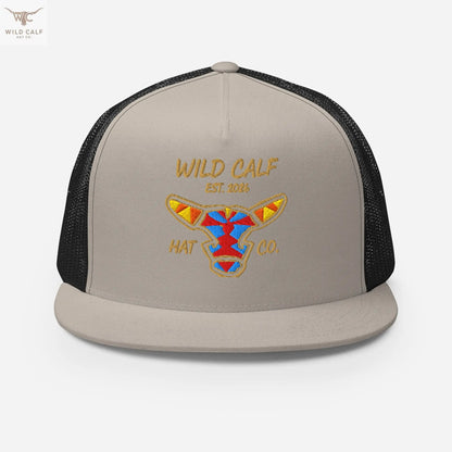 Wild Calf Emblem Trucker Cap - Wild Calf Hat Company
