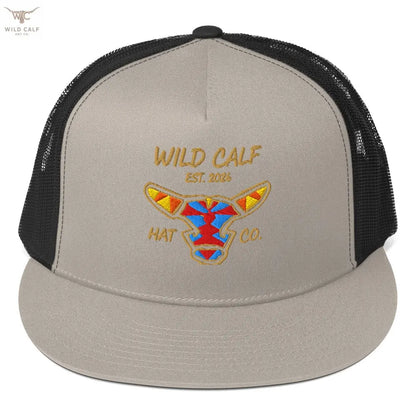 Wild Calf Emblem Trucker Cap - Wild Calf Hat Company