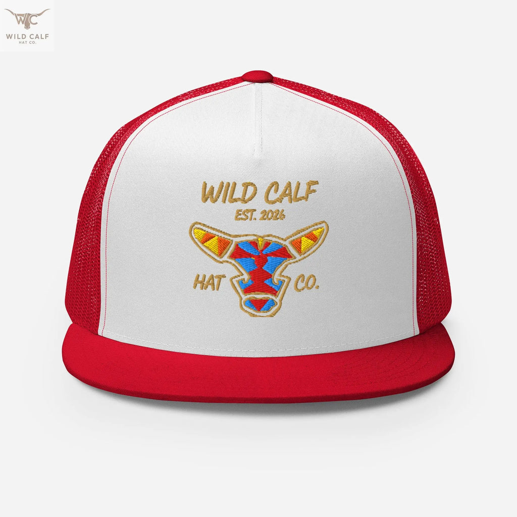 Wild Calf Emblem Trucker Cap - Wild Calf Hat Company