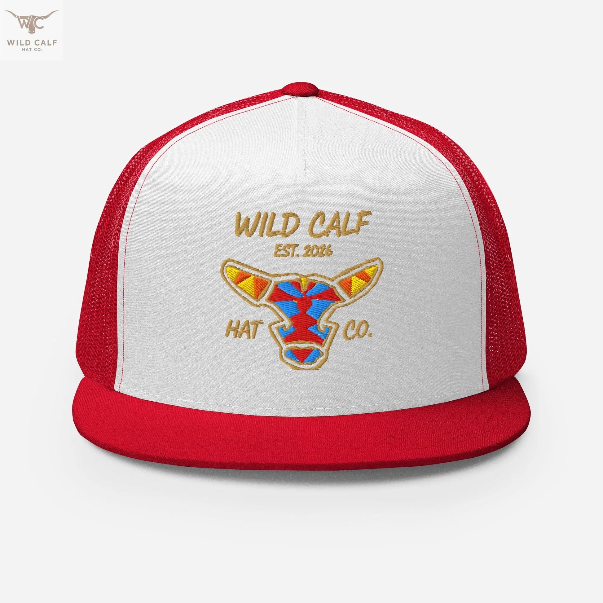 Wild Calf Emblem Trucker Cap - Wild Calf Hat Company