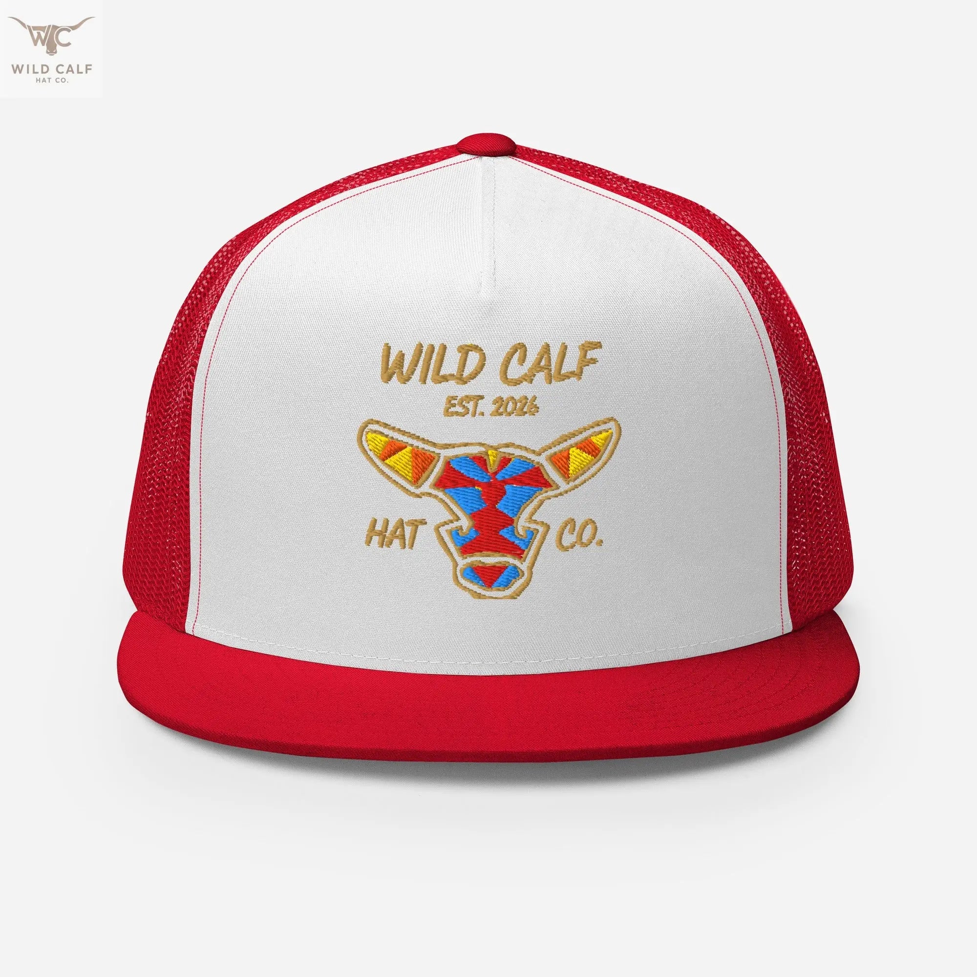 Wild Calf Emblem Trucker Cap - Wild Calf Hat Company