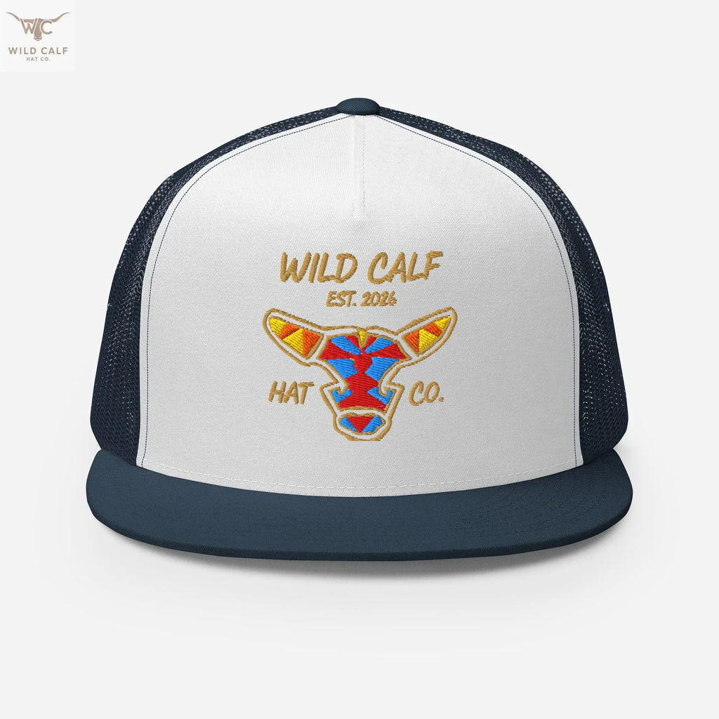 Wild Calf Emblem Trucker Cap - Wild Calf Hat Company