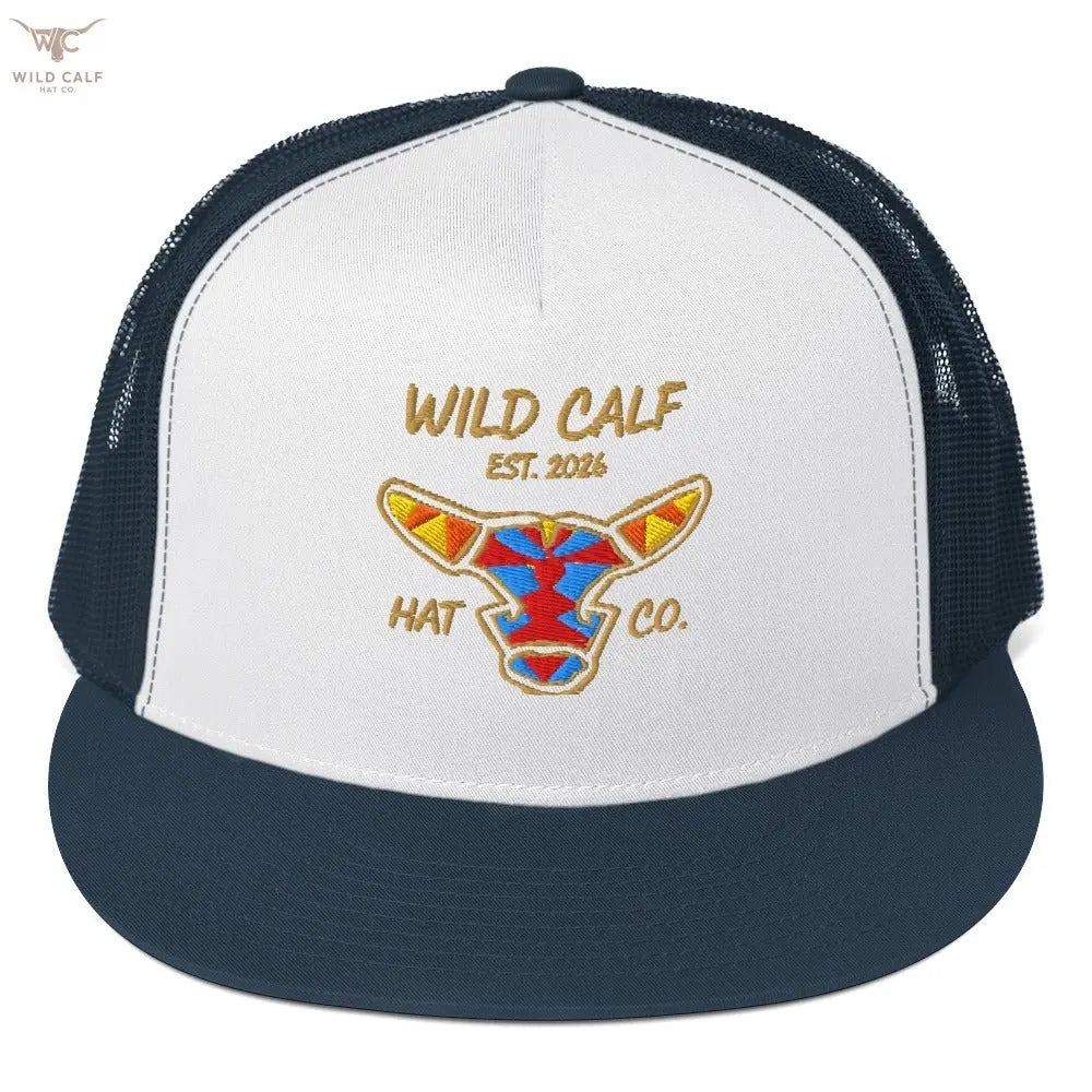 Wild Calf Emblem Trucker Cap - Wild Calf Hat Company
