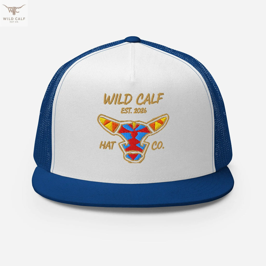 Wild Calf Emblem Trucker Cap - Wild Calf Hat Company