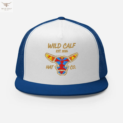 Wild Calf Emblem Trucker Cap - Wild Calf Hat Company