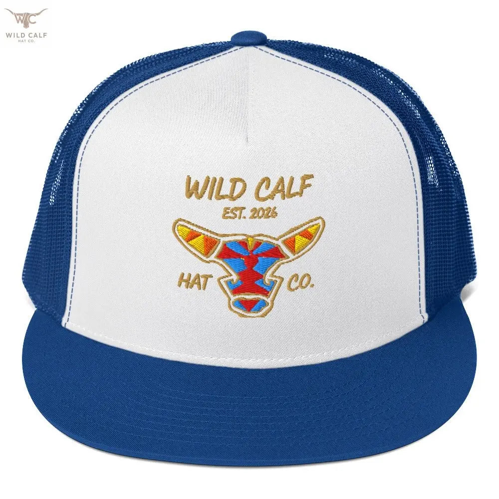 Wild Calf Emblem Trucker Cap - Wild Calf Hat Company