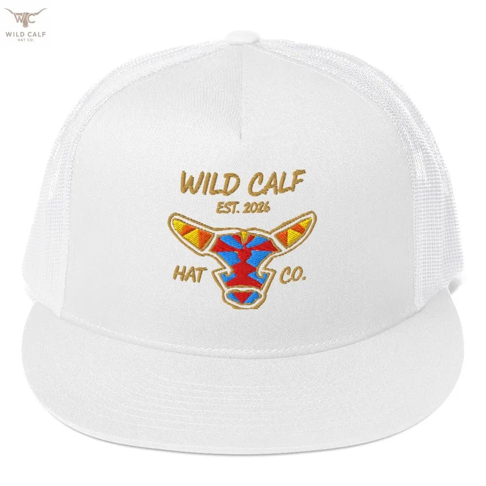 Wild Calf Emblem Trucker Cap - Wild Calf Hat Company