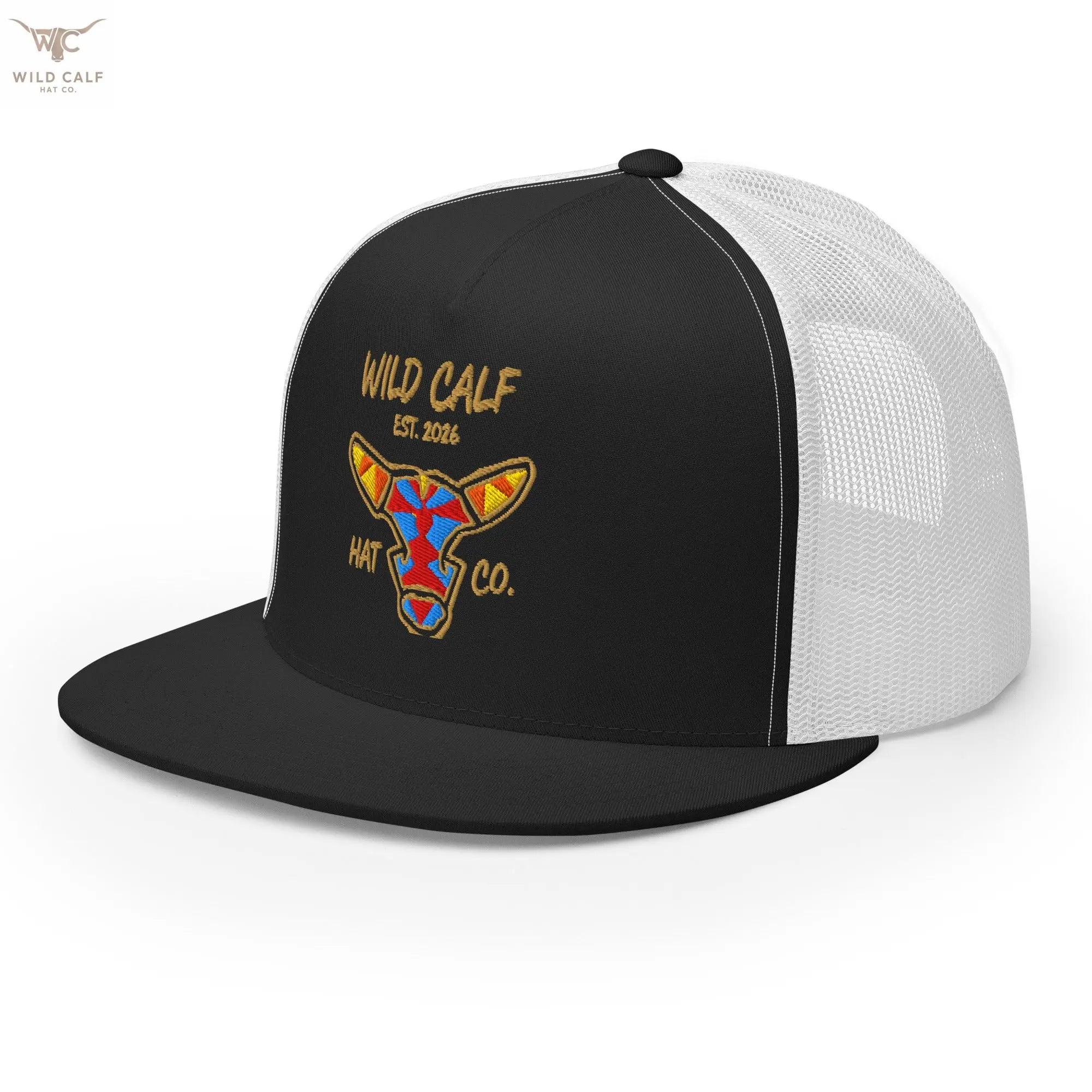 Wild Calf Emblem Trucker Cap - Wild Calf Hat Company