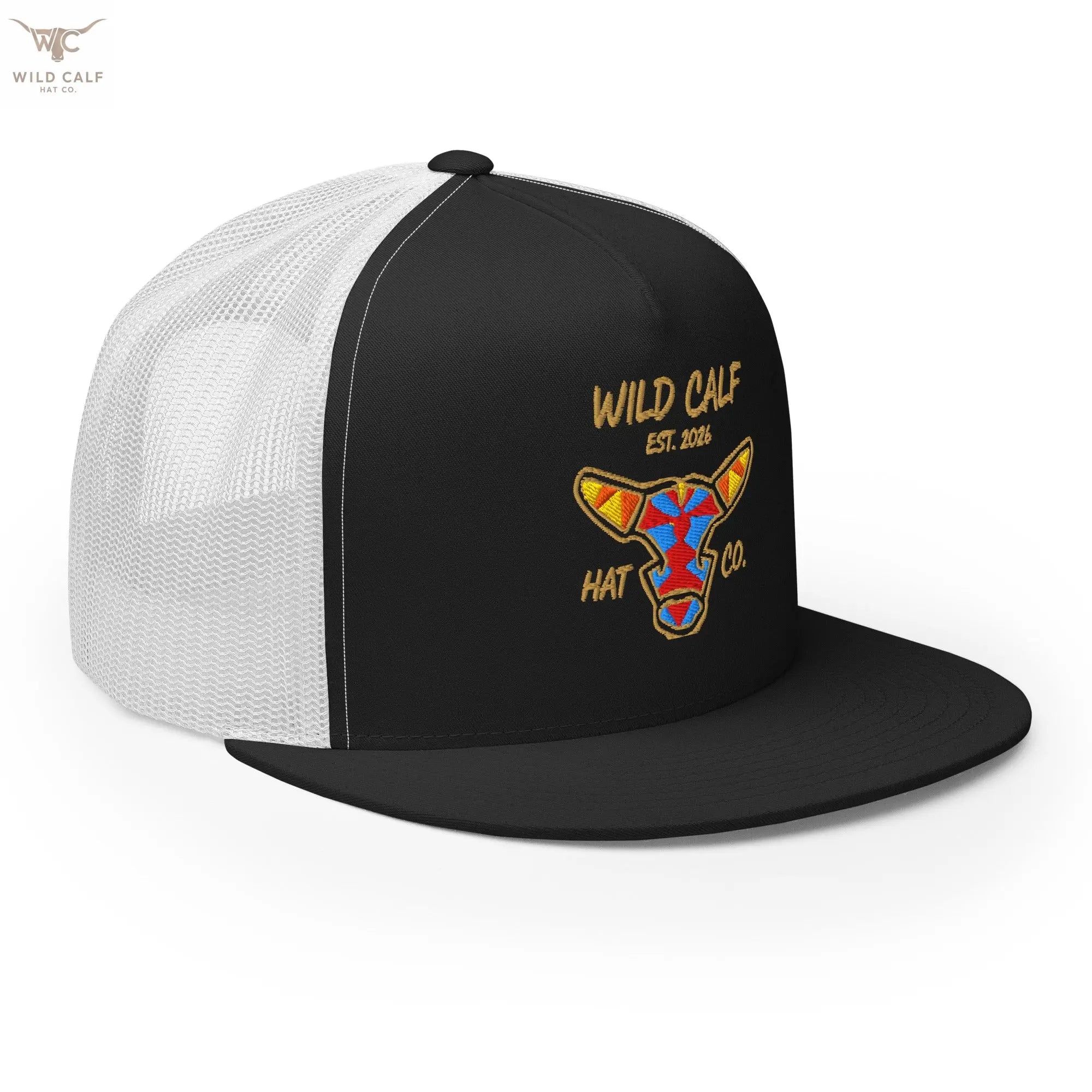 Wild Calf Emblem Trucker Cap - Wild Calf Hat Company