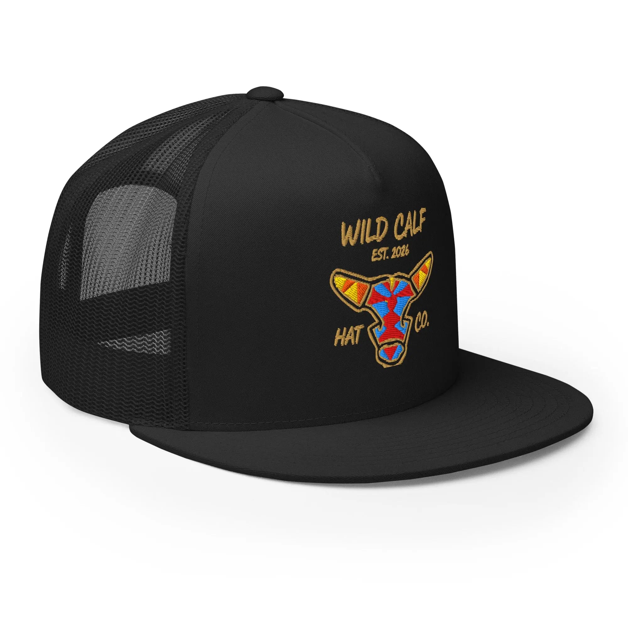 Wild Calf Emblem Trucker Cap - Wild Calf Hat Company