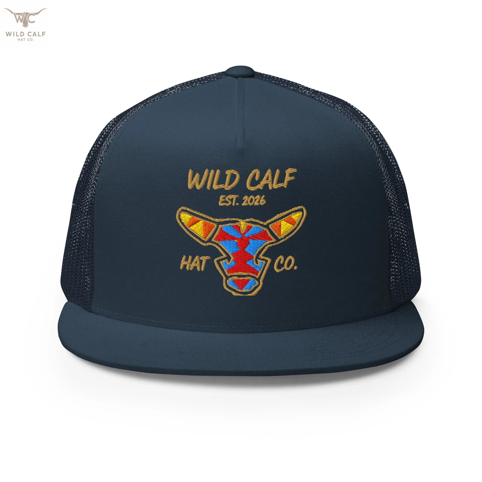 Wild Calf Emblem Trucker Cap - Wild Calf Hat Company