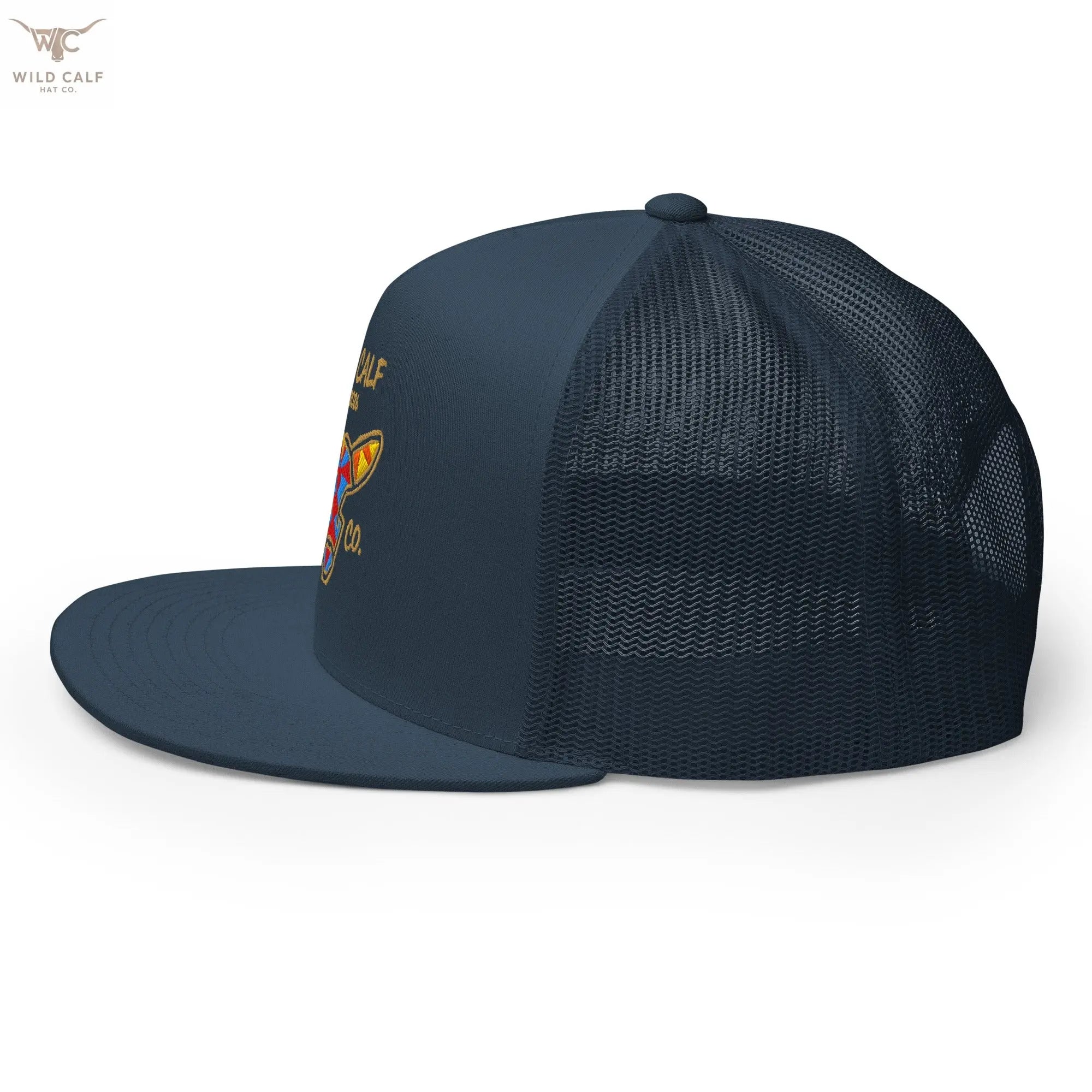 Wild Calf Emblem Trucker Cap - Wild Calf Hat Company