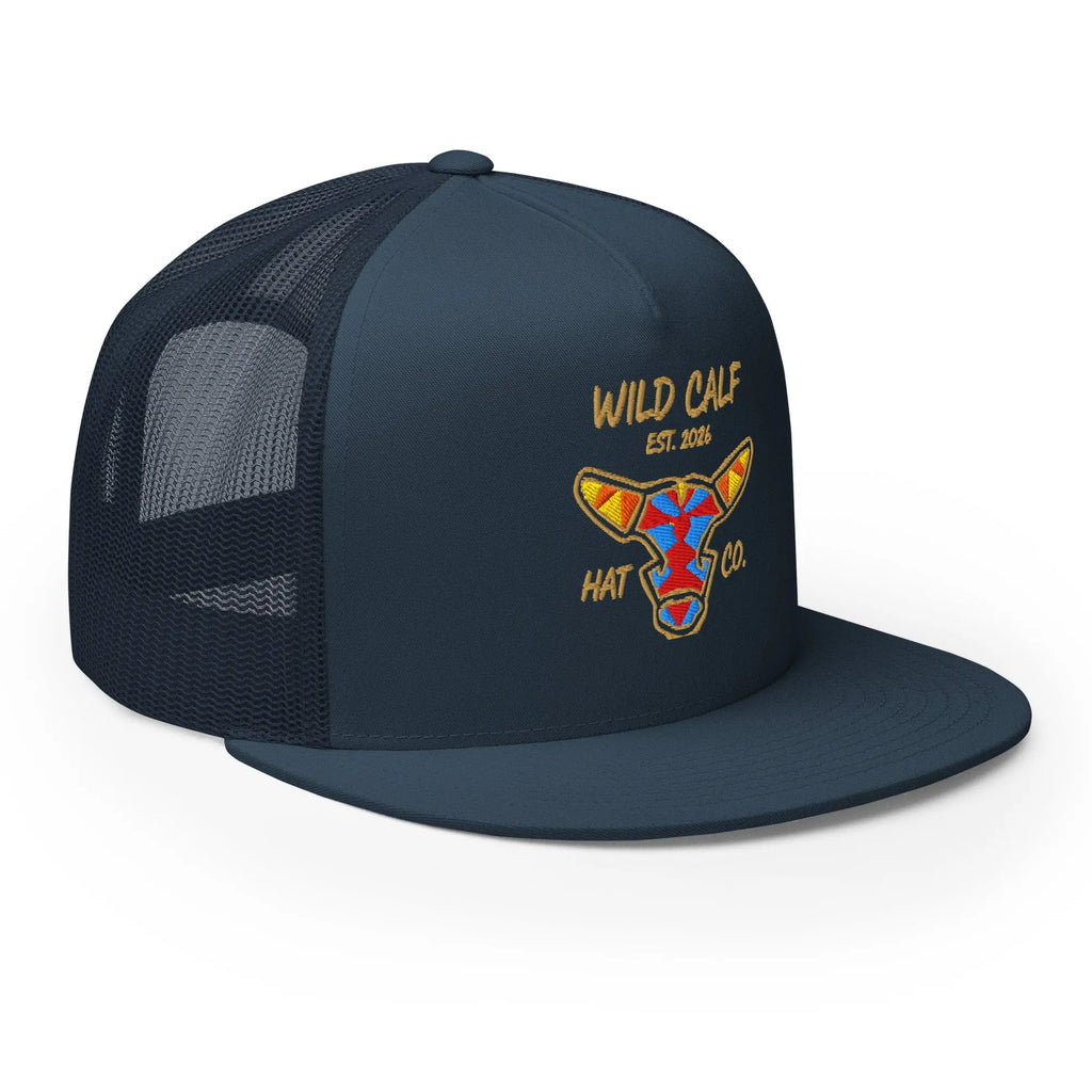 Wild Calf Emblem Trucker Cap - Wild Calf Hat Company