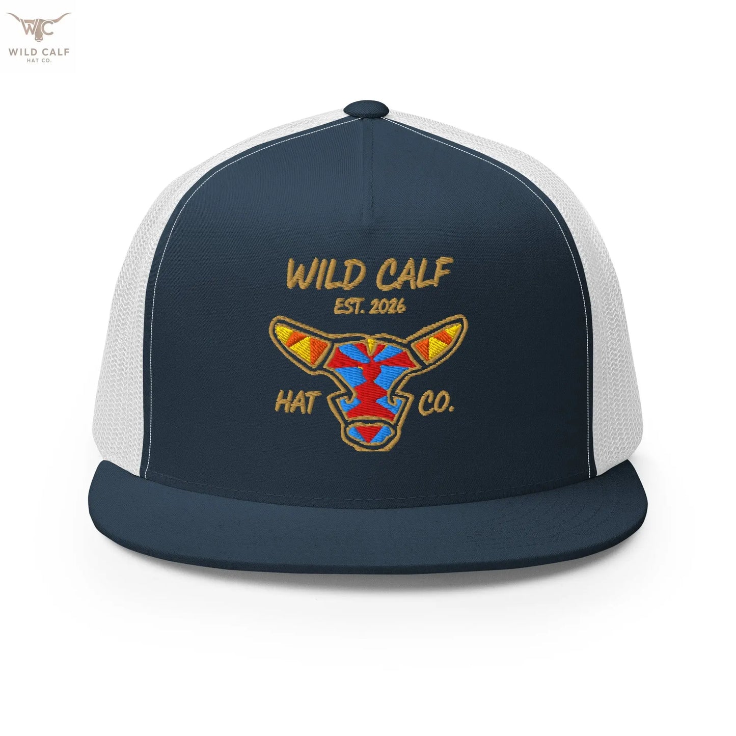 Wild Calf Emblem Trucker Cap - Wild Calf Hat Company