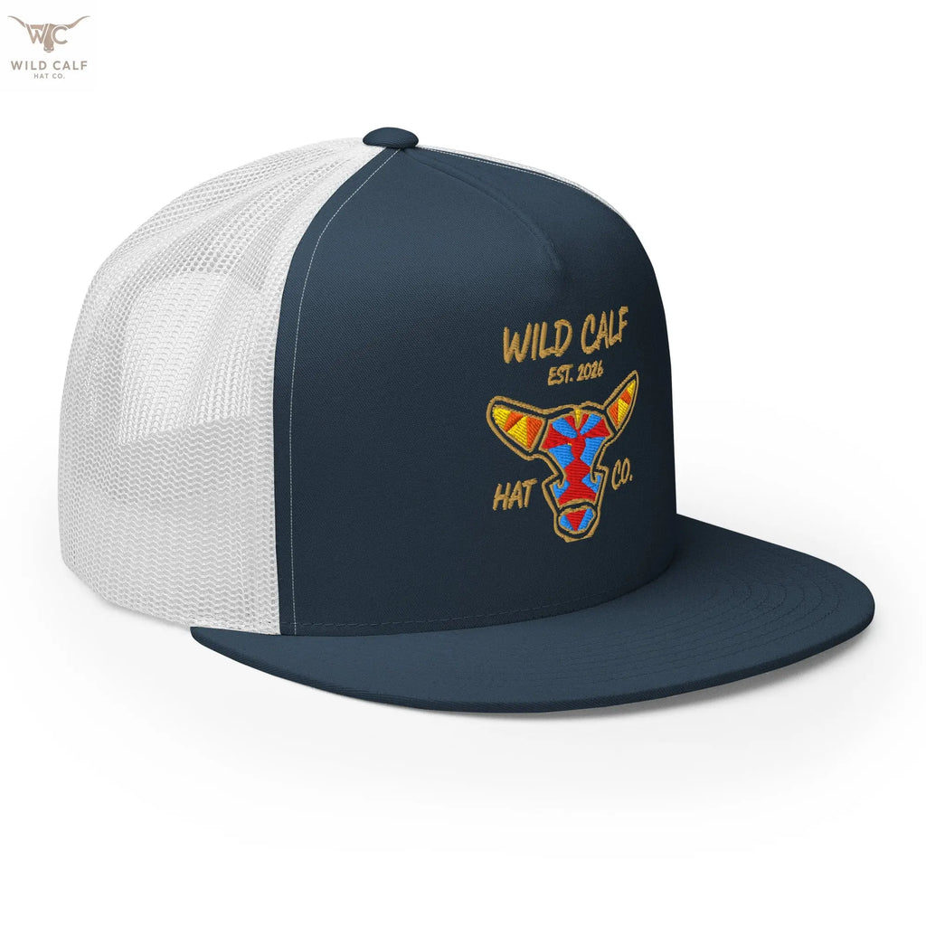 Wild Calf Emblem Trucker Cap - Wild Calf Hat Company