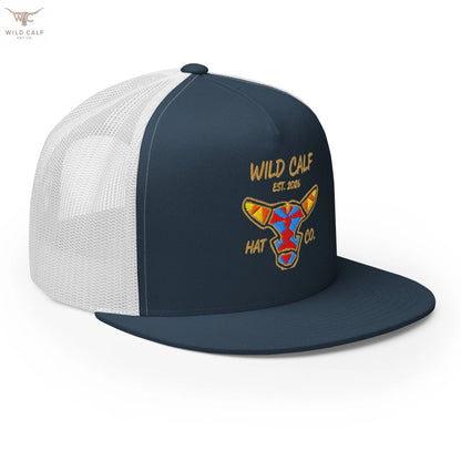 Wild Calf Emblem Trucker Cap - Wild Calf Hat Company