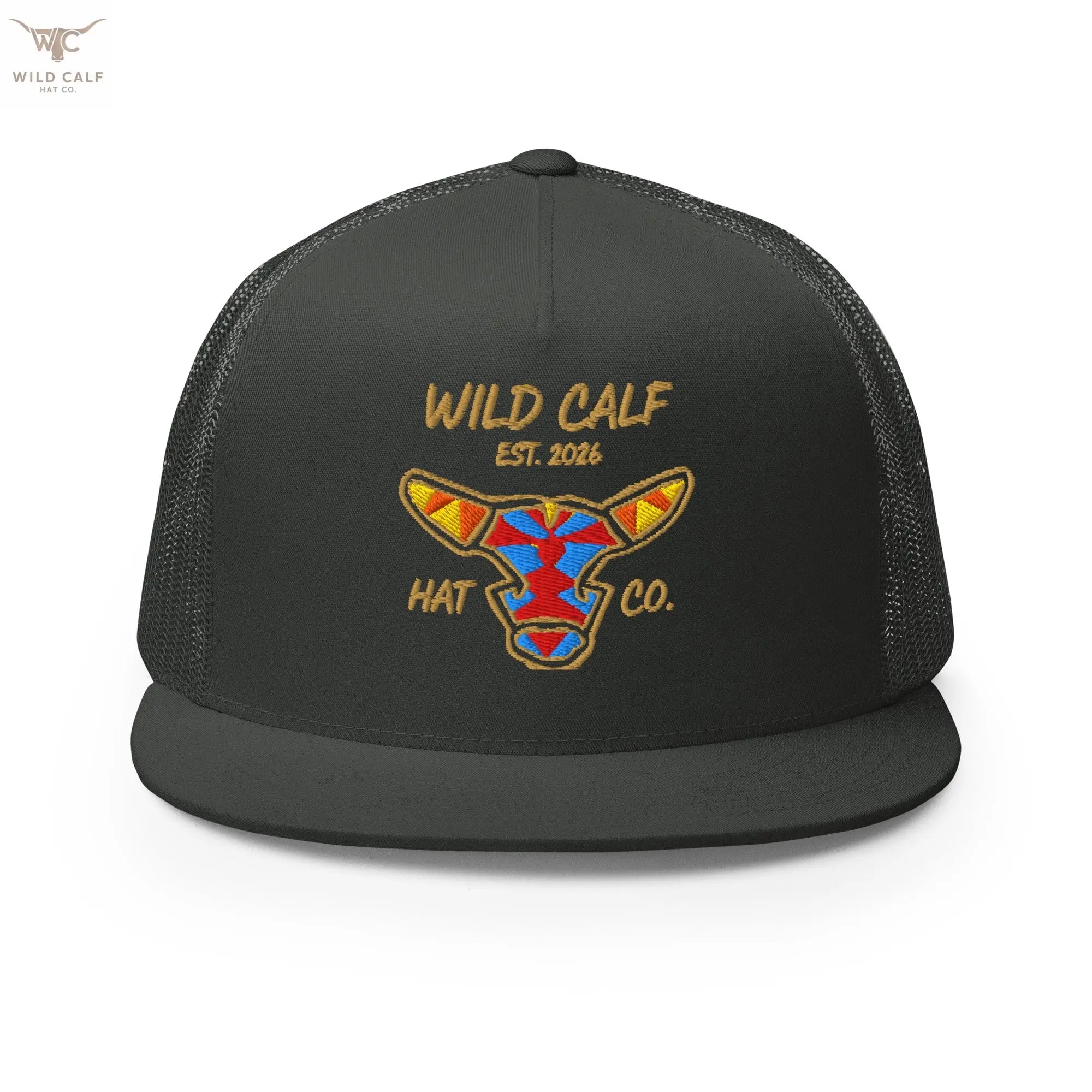 Wild Calf Emblem Trucker Cap - Wild Calf Hat Company
