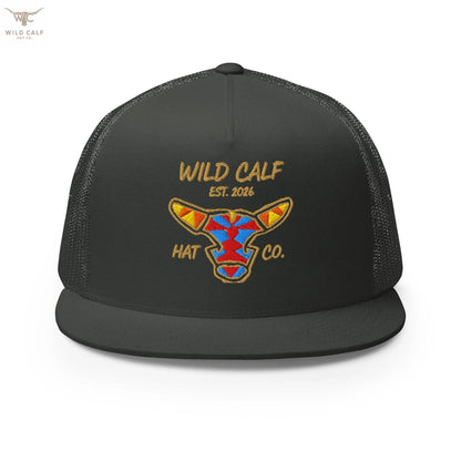 Wild Calf Emblem Trucker Cap - Wild Calf Hat Company