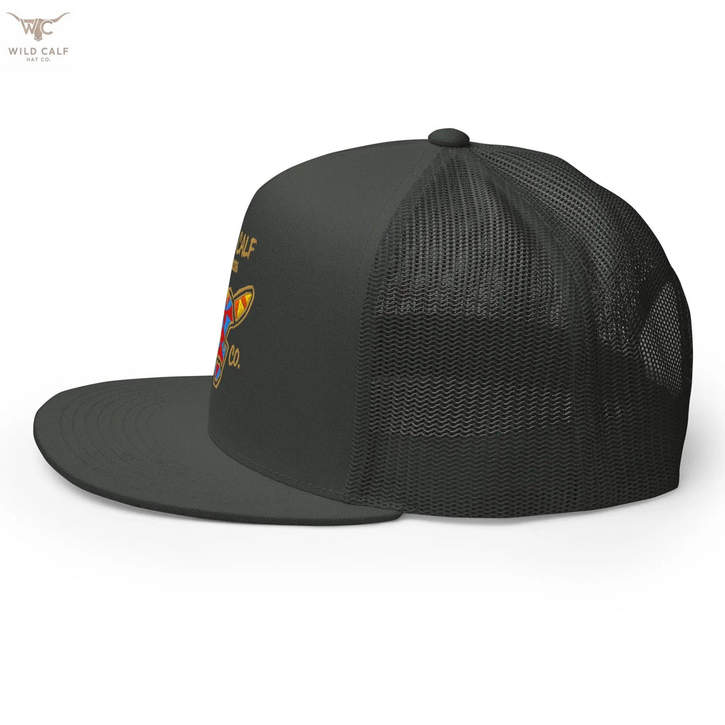 Wild Calf Emblem Trucker Cap - Wild Calf Hat Company