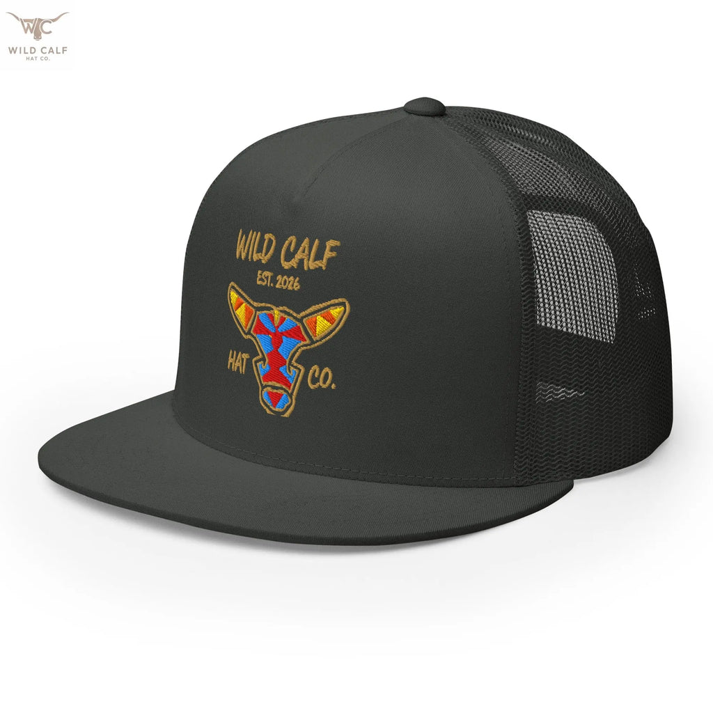 Wild Calf Emblem Trucker Cap - Wild Calf Hat Company