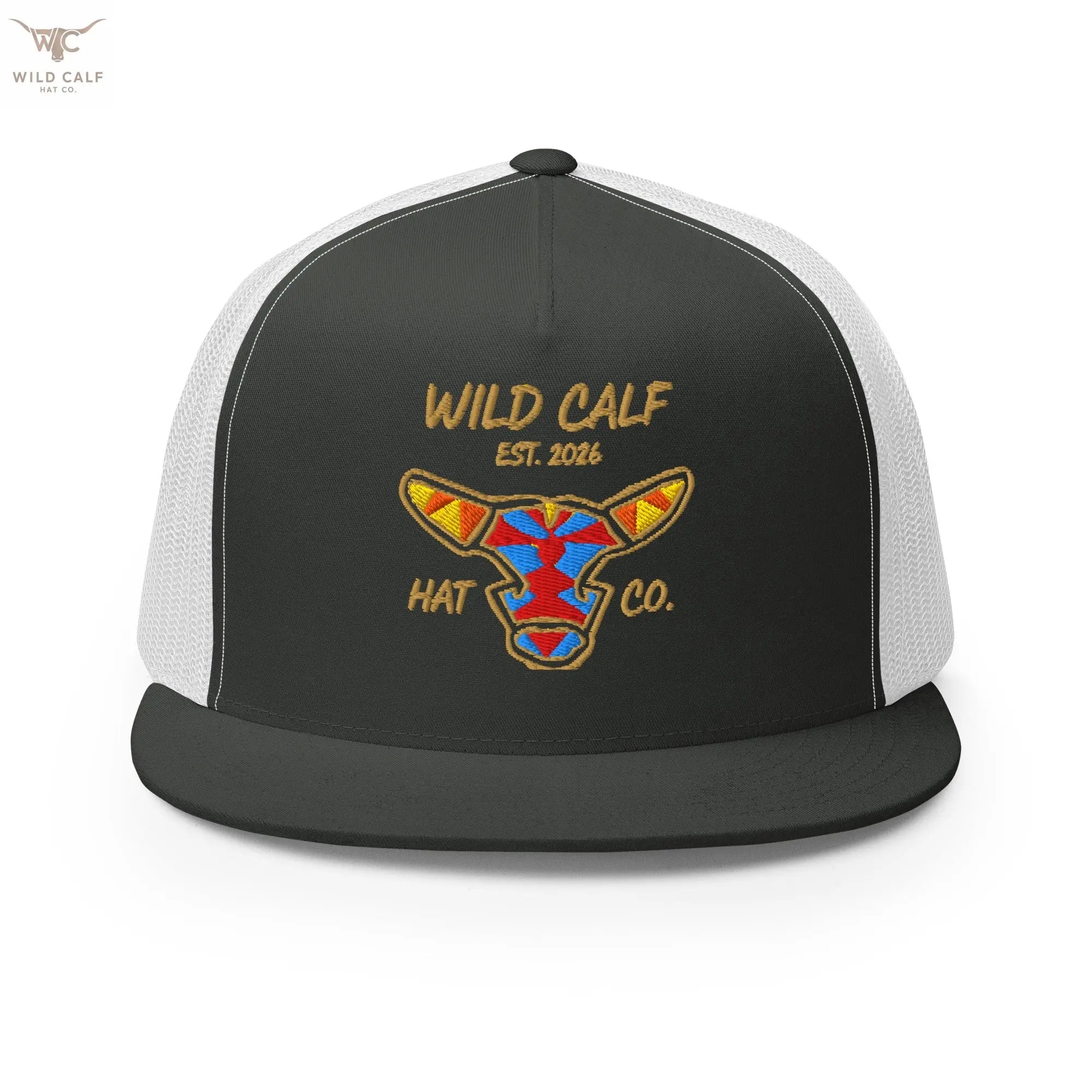 Wild Calf Emblem Trucker Cap - Wild Calf Hat Company