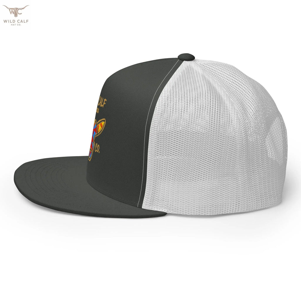 Wild Calf Emblem Trucker Cap - Wild Calf Hat Company