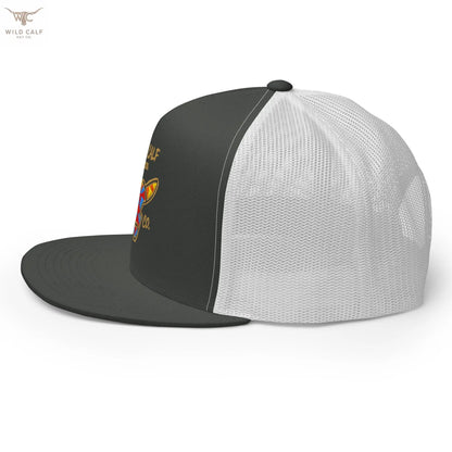 Wild Calf Emblem Trucker Cap - Wild Calf Hat Company