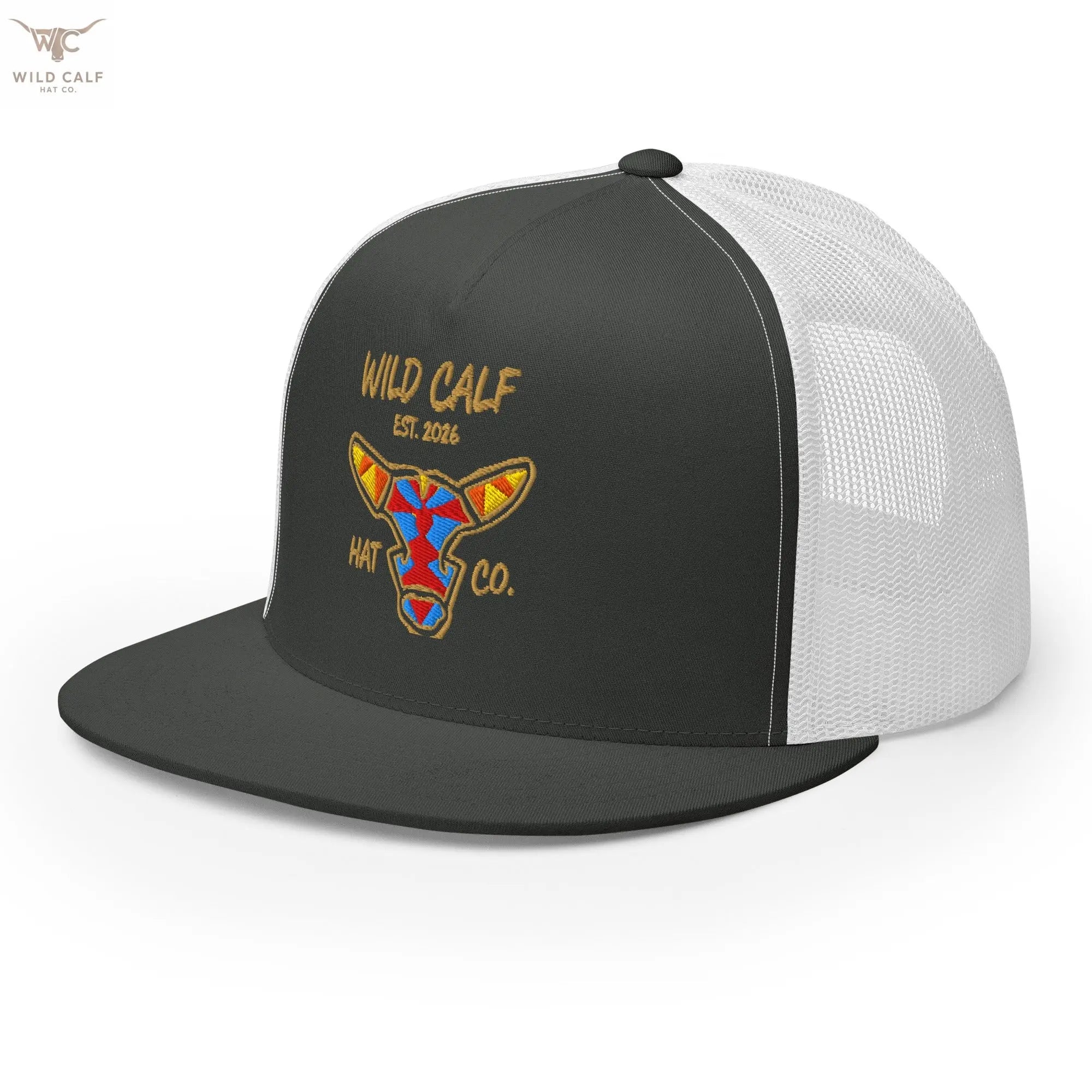 Wild Calf Emblem Trucker Cap - Wild Calf Hat Company