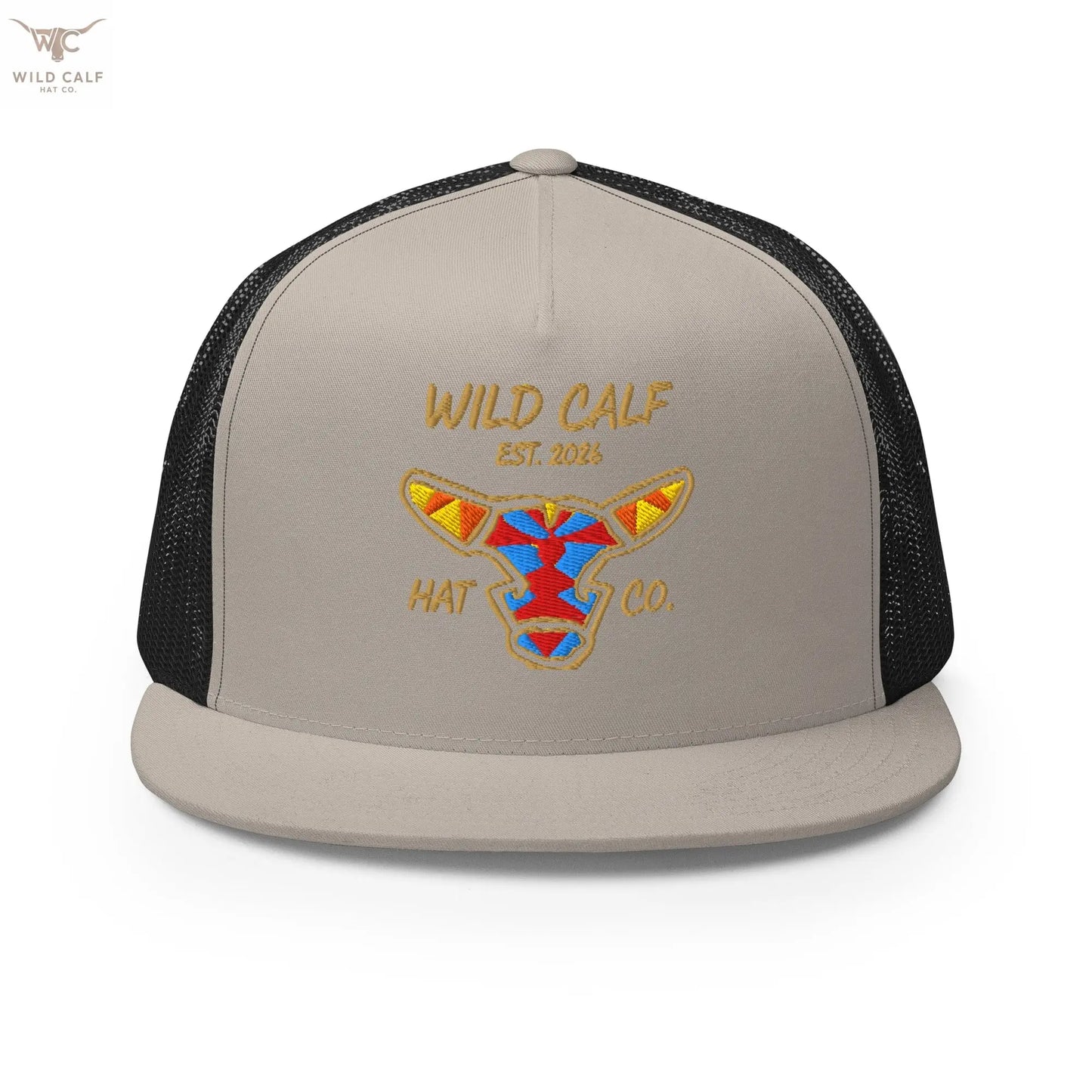 Wild Calf Emblem Trucker Cap - Wild Calf Hat Company