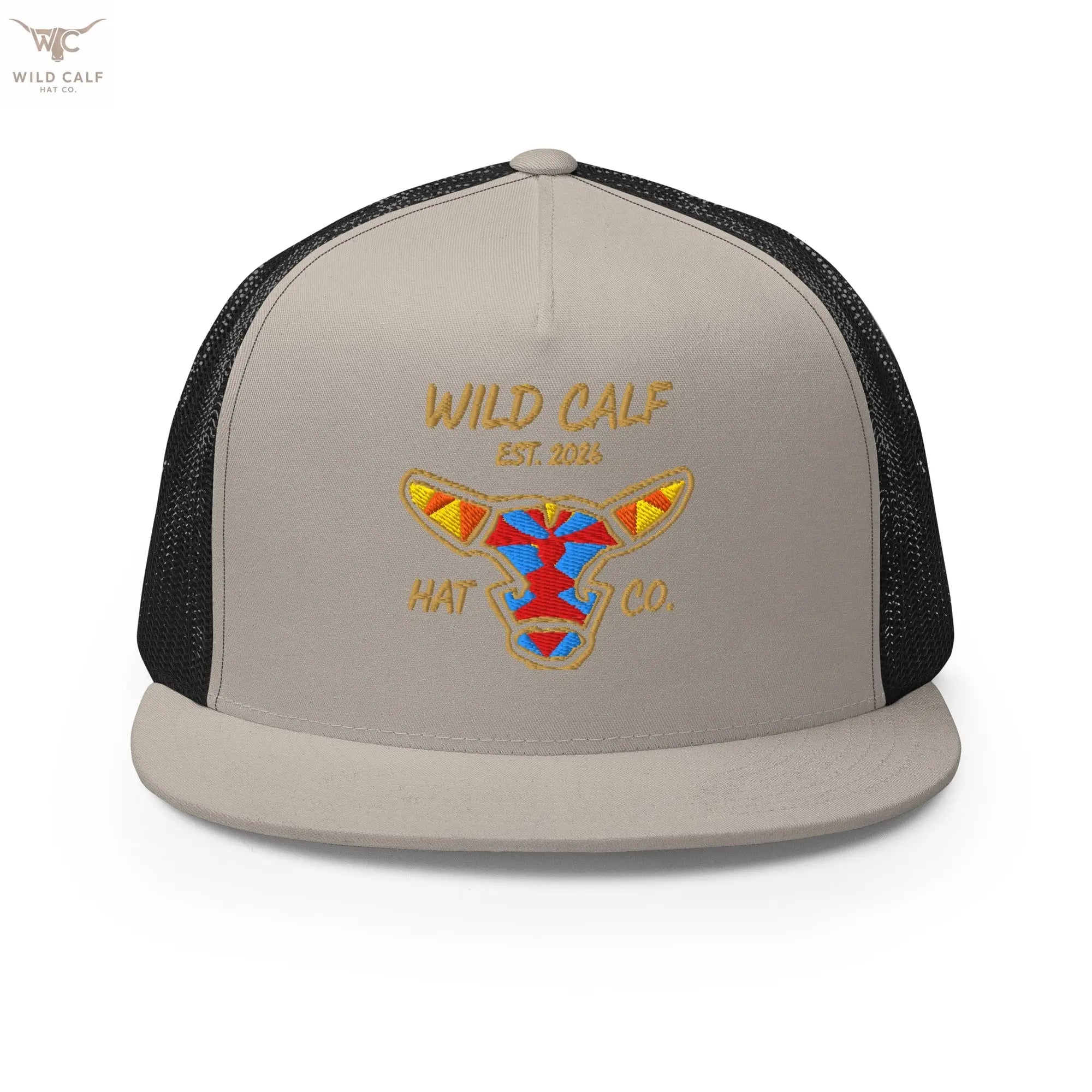 Wild Calf Emblem Trucker Cap - Wild Calf Hat Company