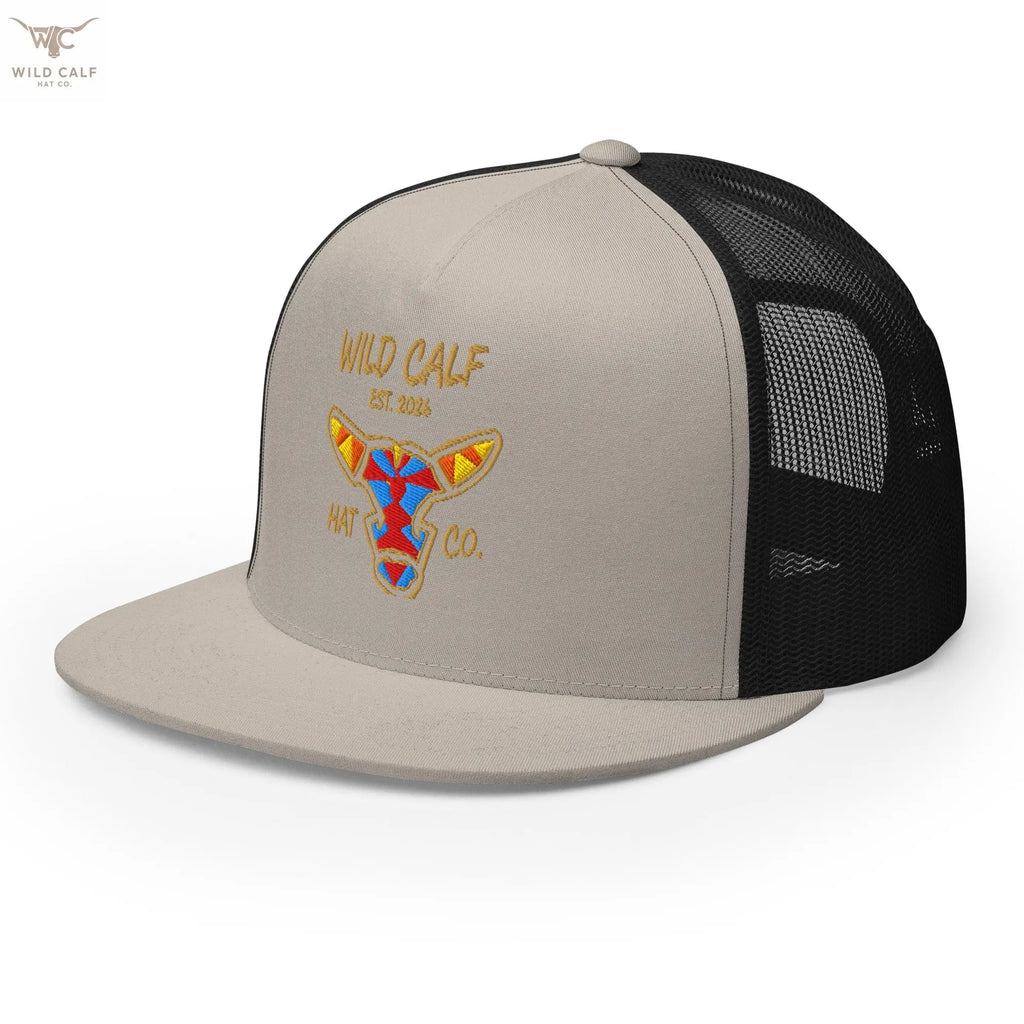 Wild Calf Emblem Trucker Cap - Wild Calf Hat Company