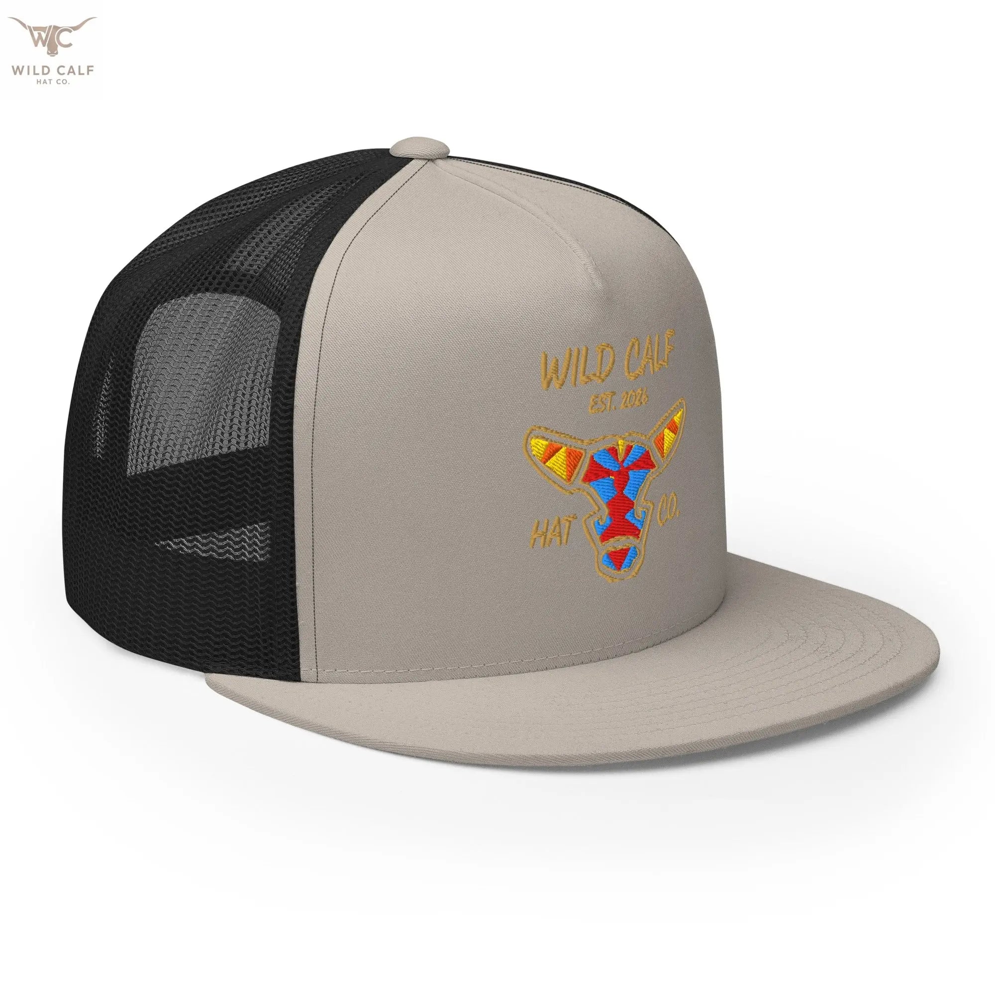 Wild Calf Emblem Trucker Cap - Wild Calf Hat Company