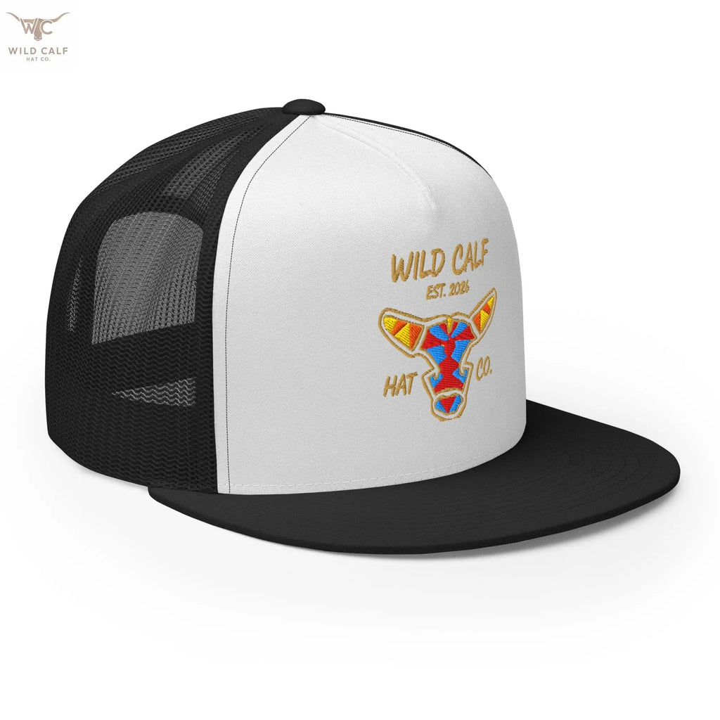 Wild Calf Emblem Trucker Cap - Wild Calf Hat Company