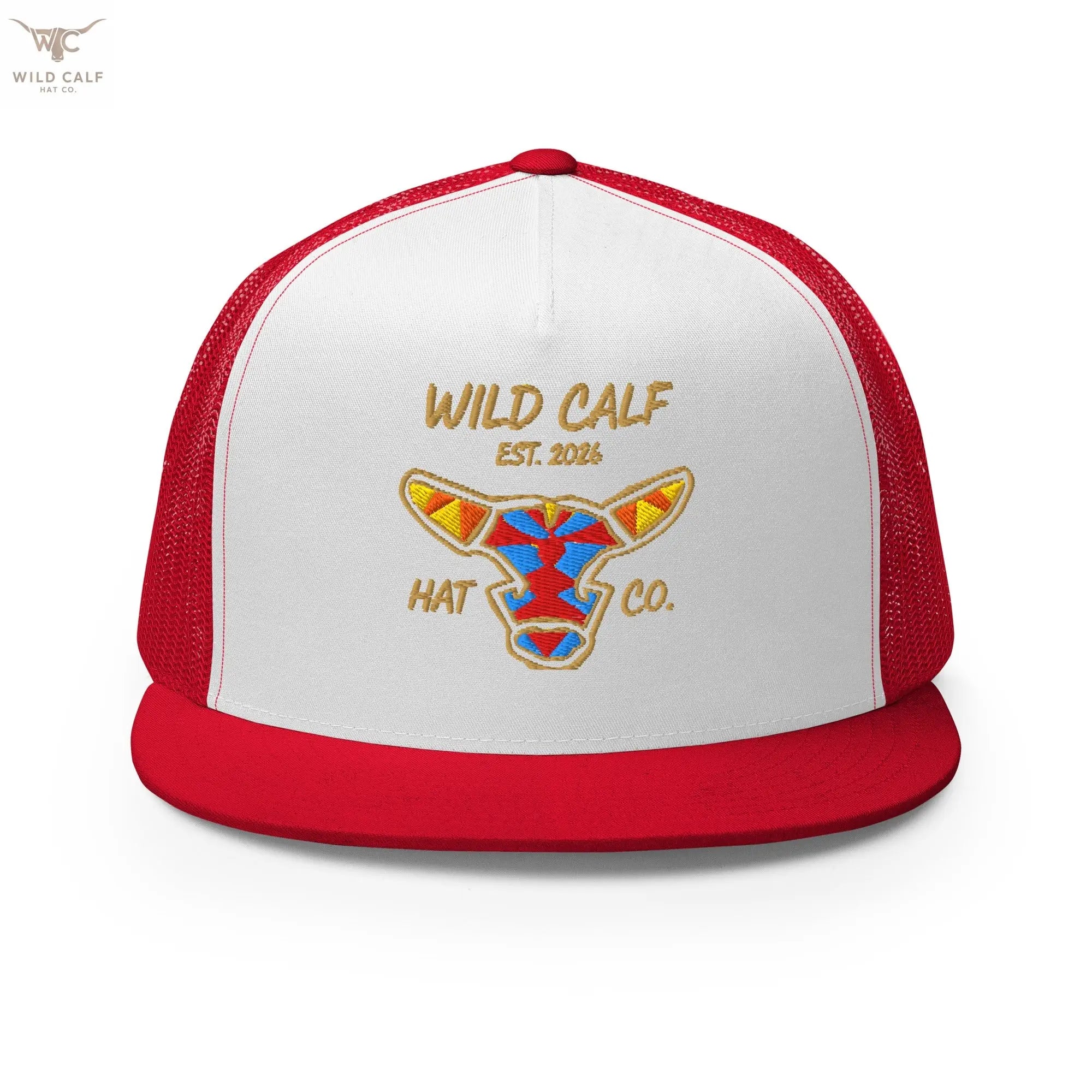 Wild Calf Emblem Trucker Cap - Wild Calf Hat Company