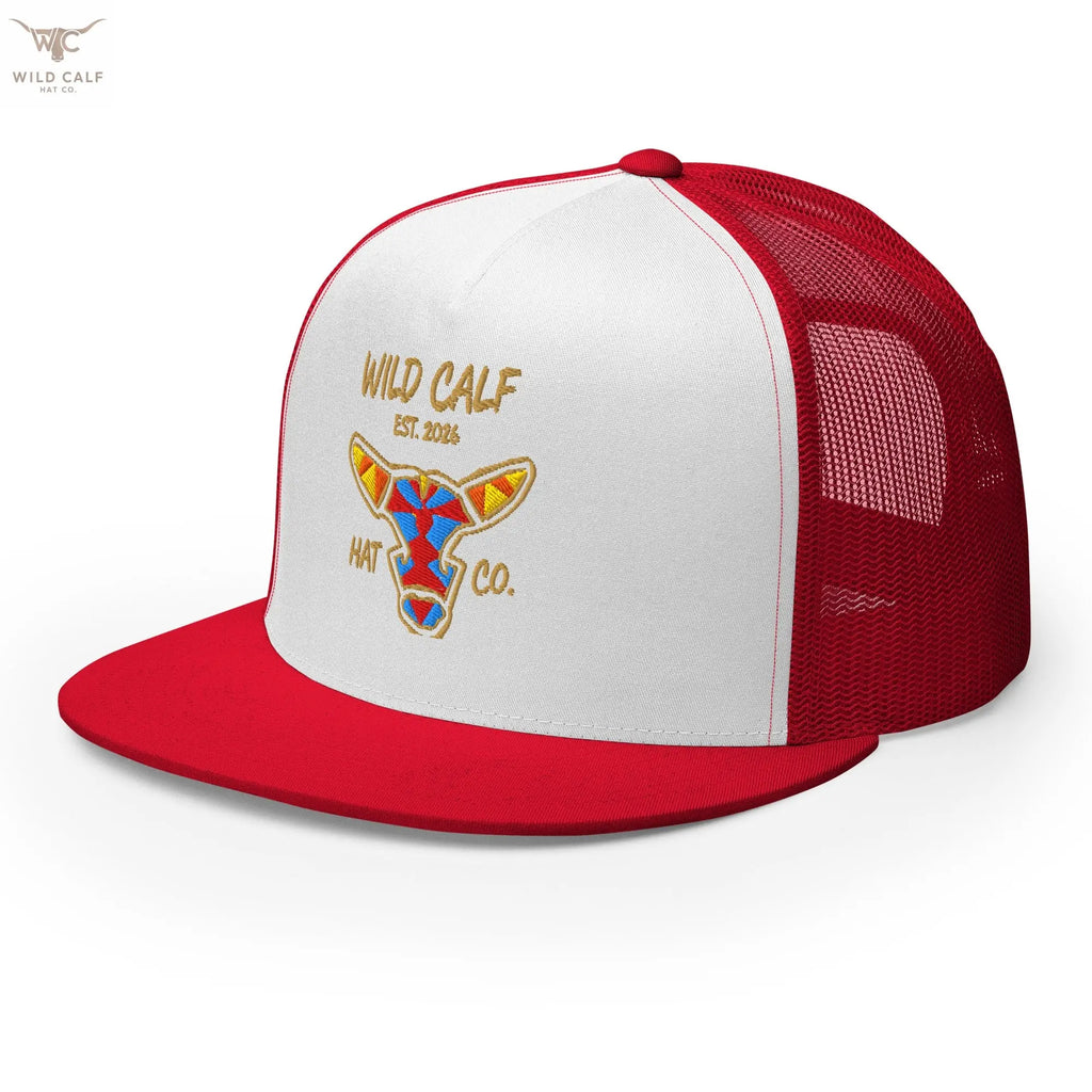 Wild Calf Emblem Trucker Cap - Wild Calf Hat Company