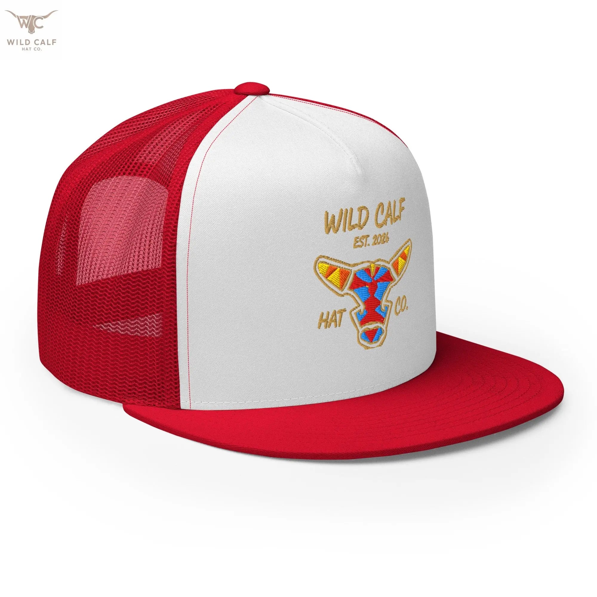 Wild Calf Emblem Trucker Cap - Wild Calf Hat Company