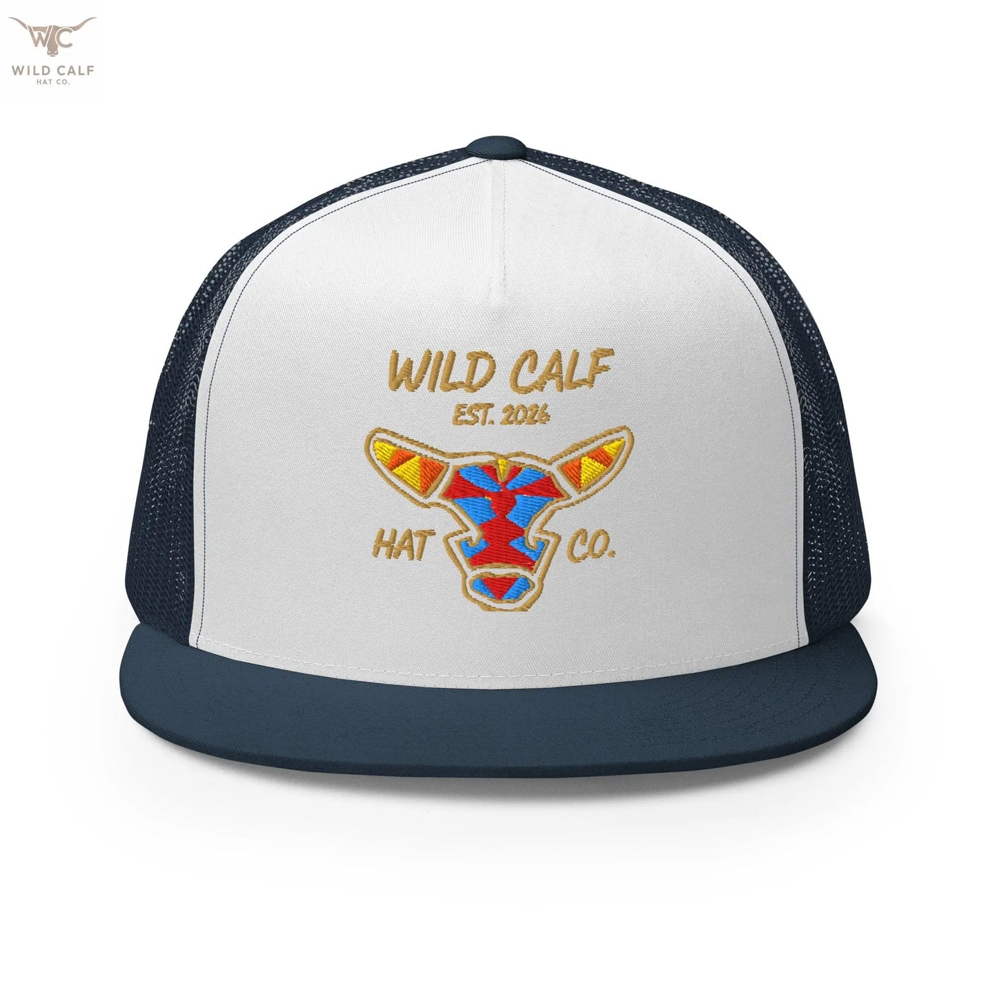 Wild Calf Emblem Trucker Cap - Wild Calf Hat Company