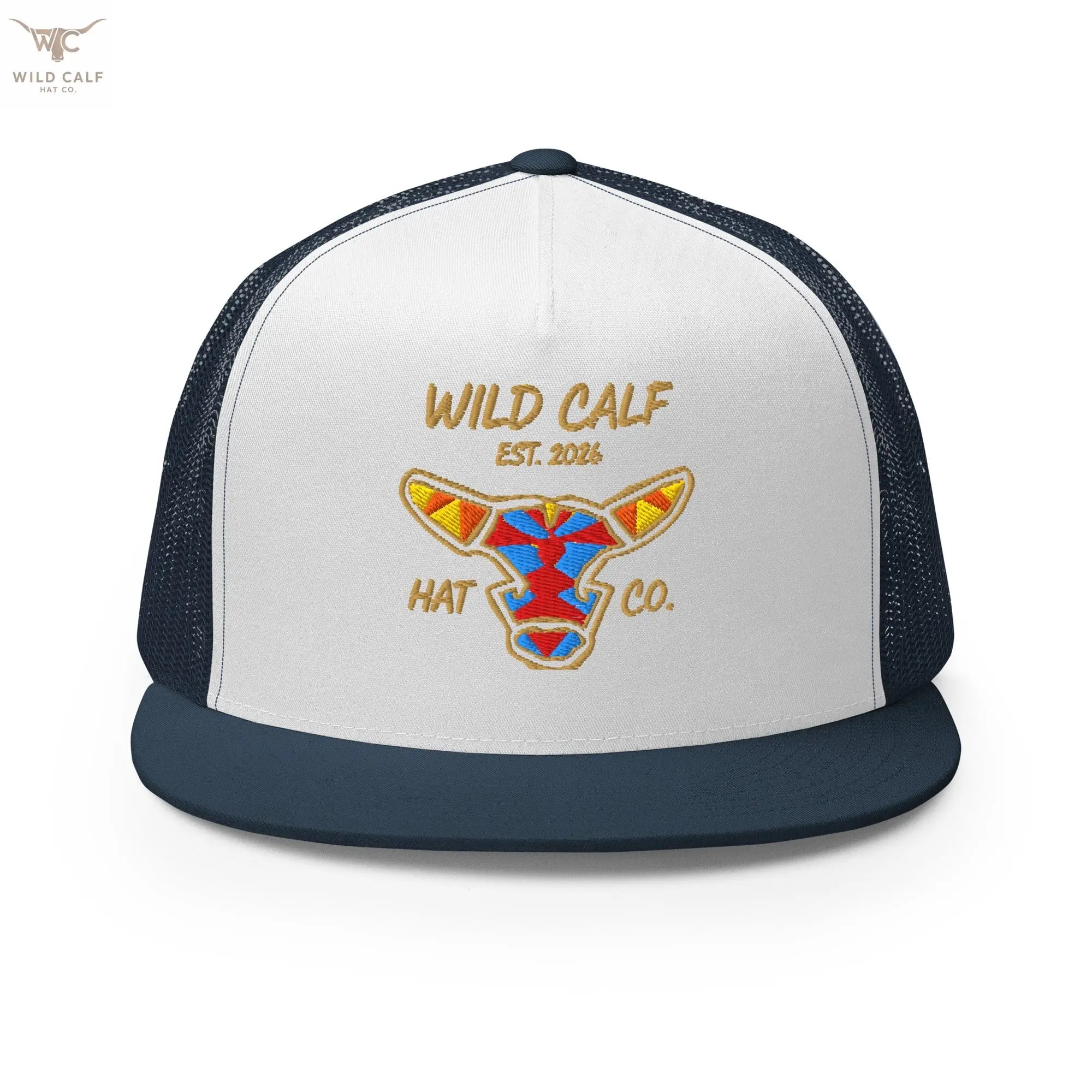 Wild Calf Emblem Trucker Cap - Wild Calf Hat Company