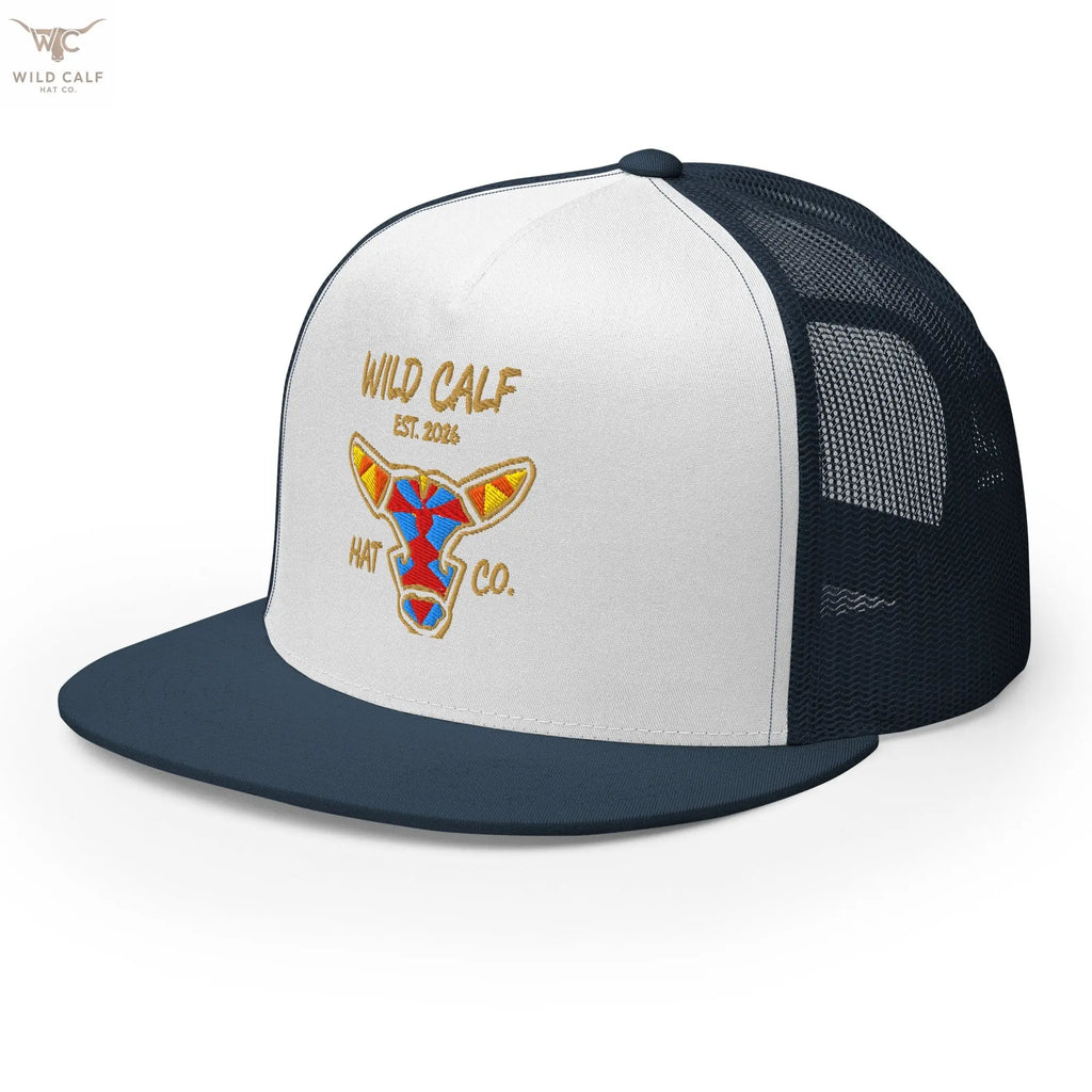 Wild Calf Emblem Trucker Cap - Wild Calf Hat Company