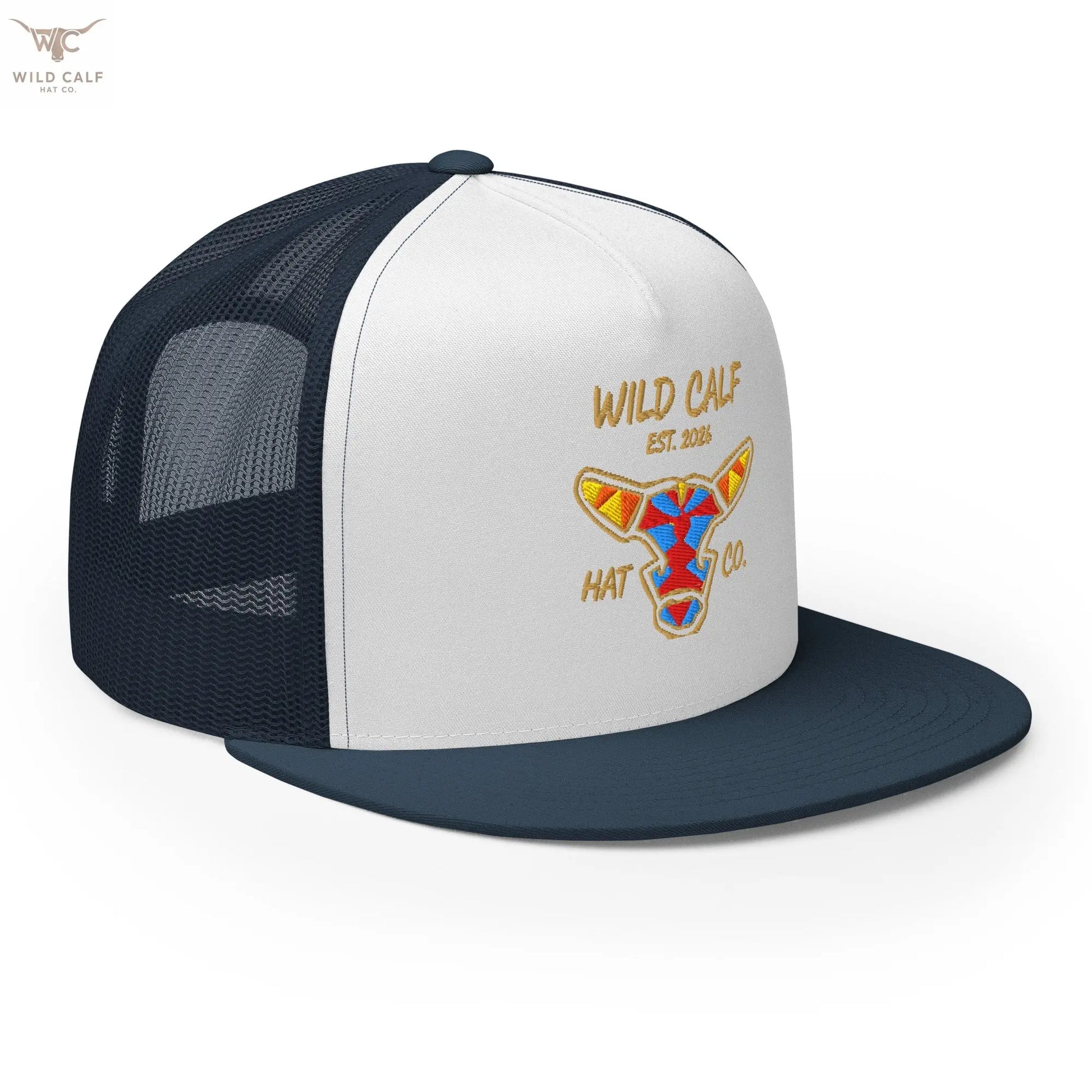 Wild Calf Emblem Trucker Cap - Wild Calf Hat Company