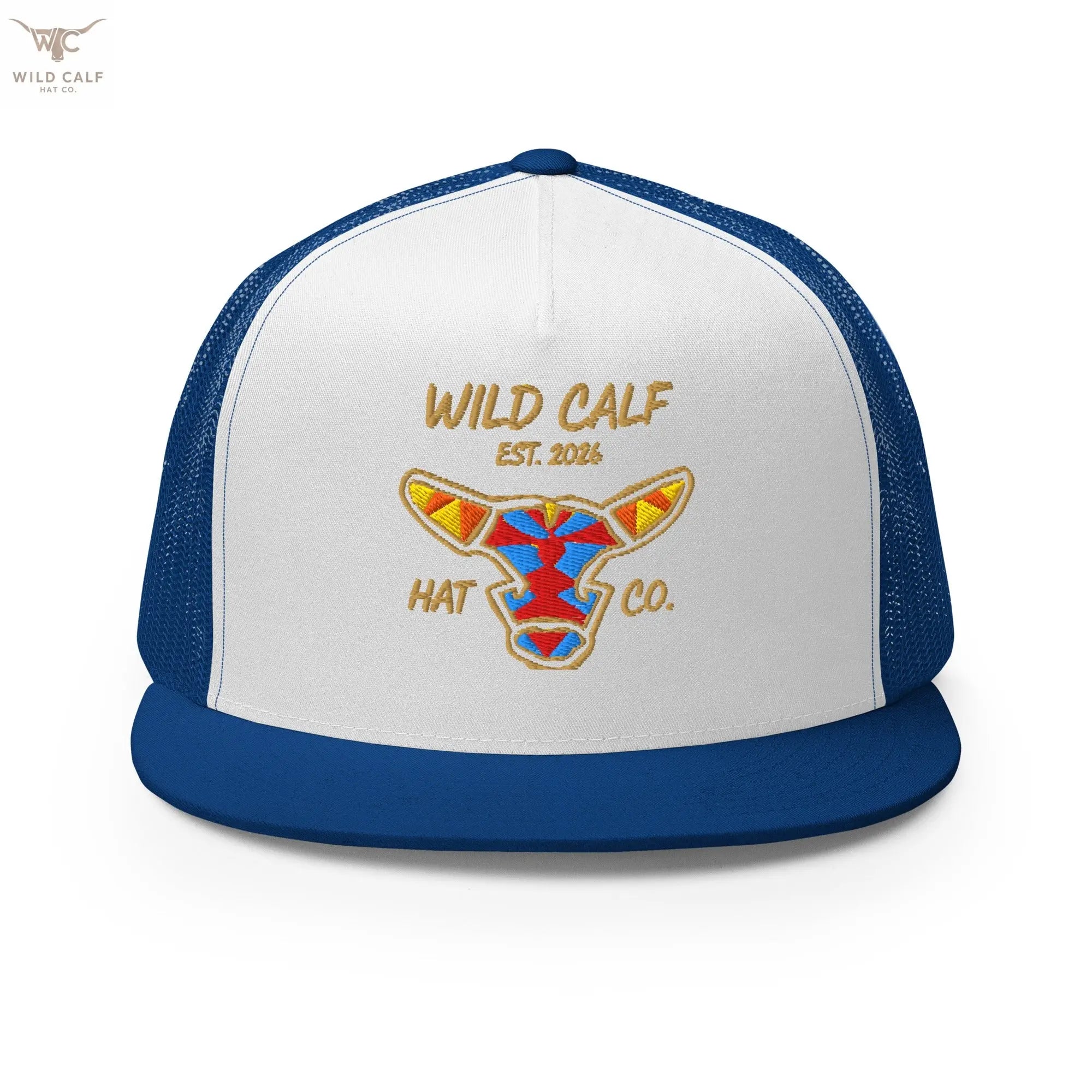 Wild Calf Emblem Trucker Cap - Wild Calf Hat Company