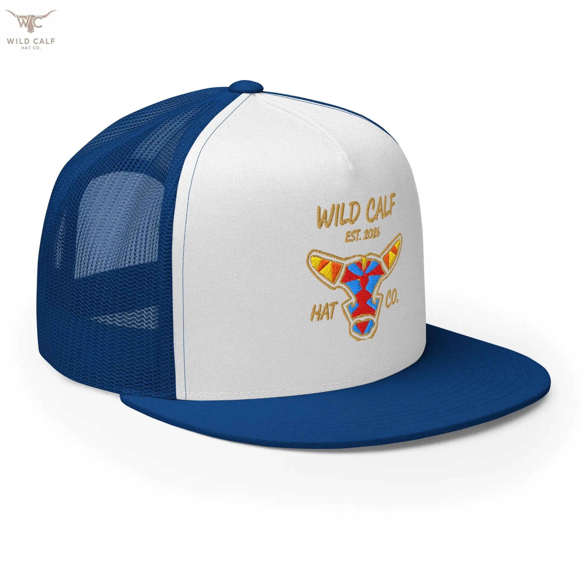 Wild Calf Emblem Trucker Cap - Wild Calf Hat Company