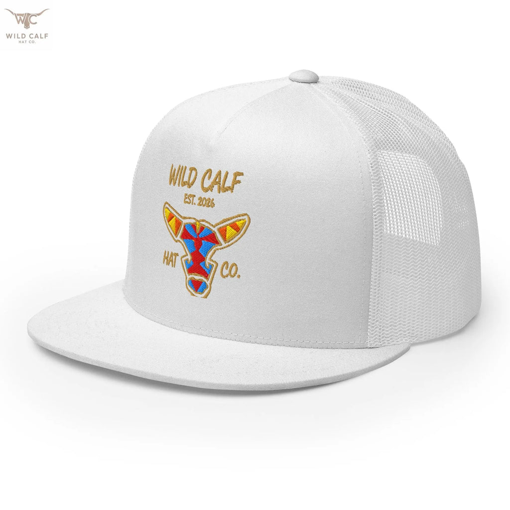 Wild Calf Emblem Trucker Cap - Wild Calf Hat Company