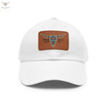 Wild Calf Hat Co. Long Horn Skull Leather Patch Dad Hat - Wild Calf Hat Company