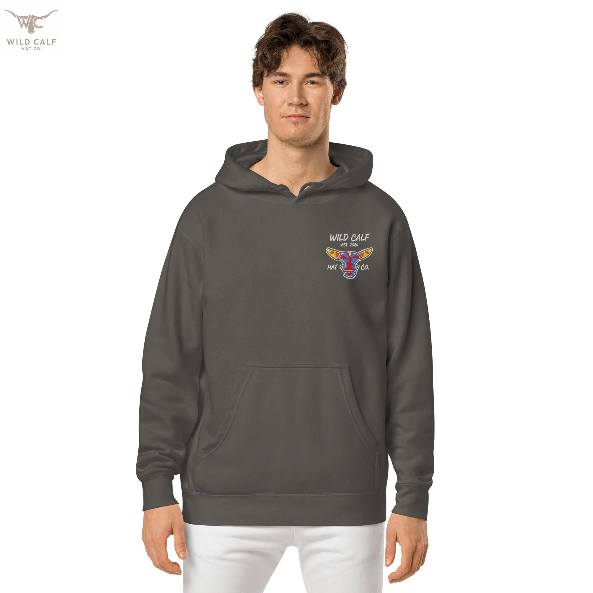 Wild Calf unisex Bull emblem hoodie - Wild Calf Hat Company