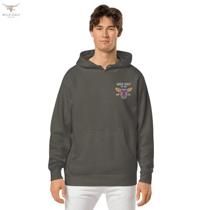 Wild Calf unisex Bull emblem hoodie - Wild Calf Hat Company
