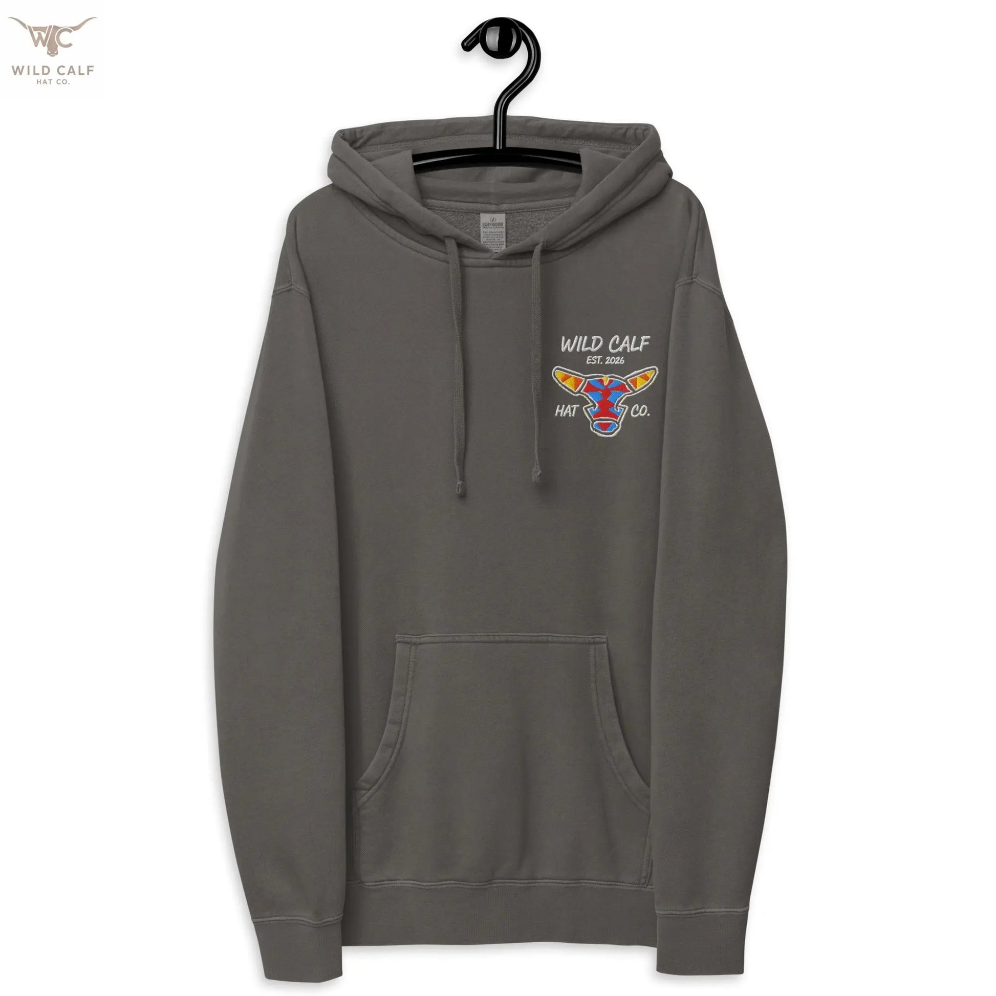 Wild Calf unisex Bull emblem hoodie - Wild Calf Hat Company
