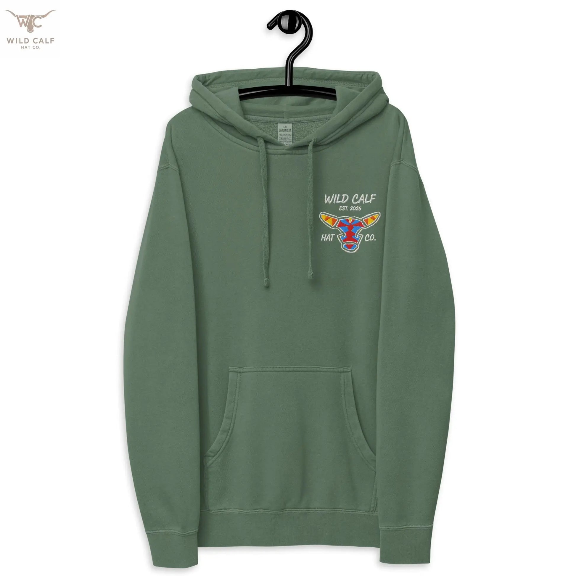 Wild Calf unisex Bull emblem hoodie - Wild Calf Hat Company