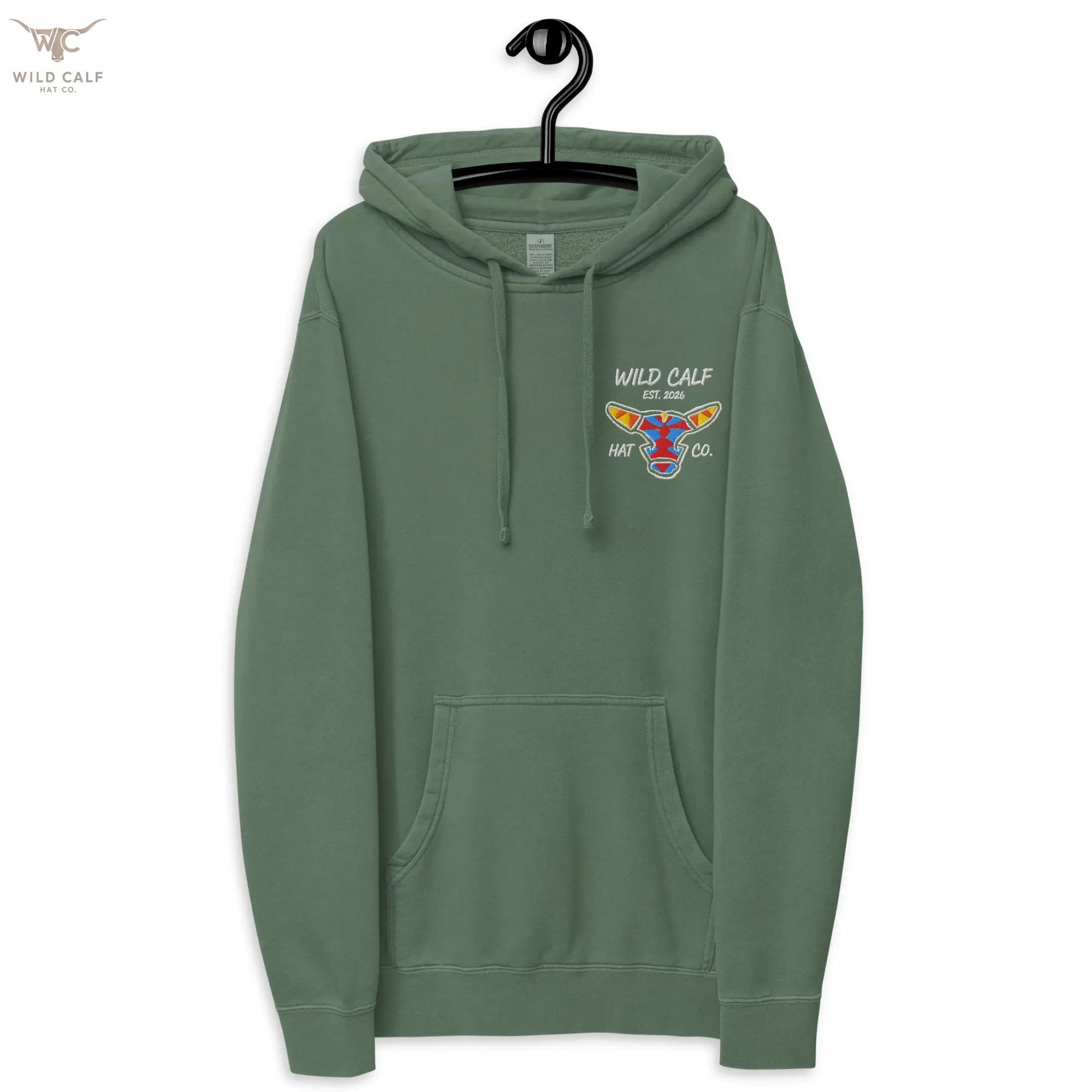 Wild Calf unisex Bull emblem hoodie - Wild Calf Hat Company
